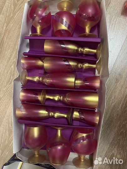 Набор бокалов для вина, коньяка, стопки