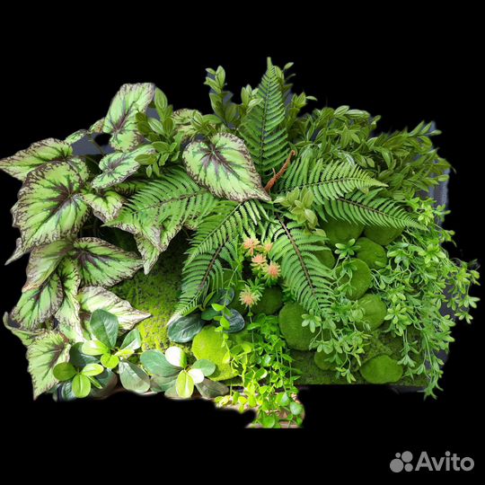 Оформление искусственными растениями