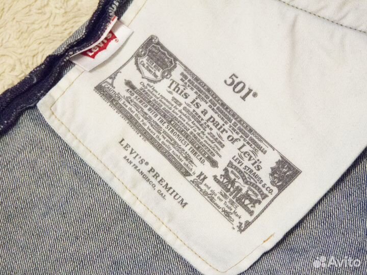 Джинсы Levis 501 W32 L34 Польша