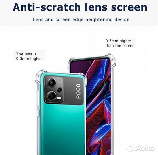 Чехол с кольцом на Poco x5 Pro