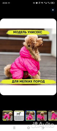 Комбинезон для животных