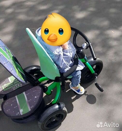 Детский трехколесный велосипед бу