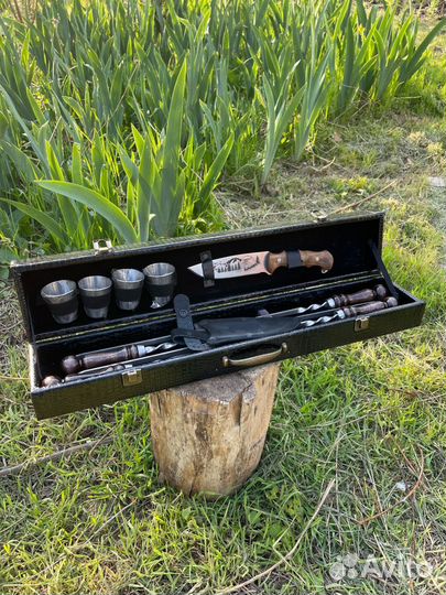 Подарочный шашлычный набор Кизляра подарочный