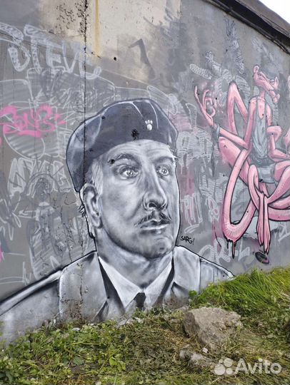 Художник по граффити оформлению всех поверхностей