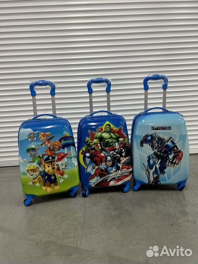 Детские чемоданы с рисунками