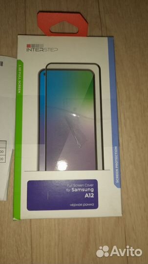 Защитное стекло на samsung a12