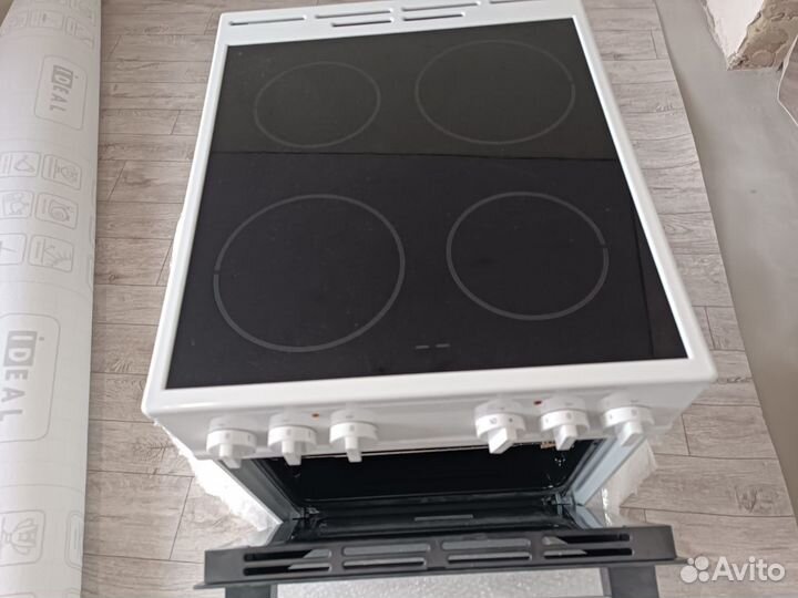 Плита электрическая новая с духовкой в упаковке