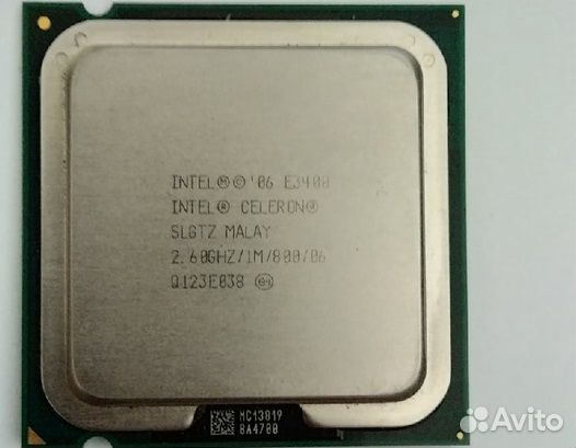 Процессор Intel Celeron E3400