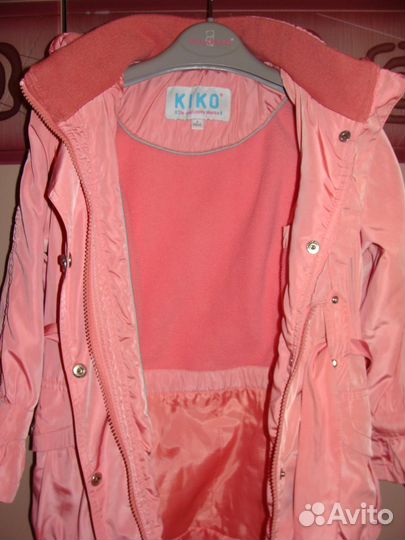 Утепленный плащик для девочки