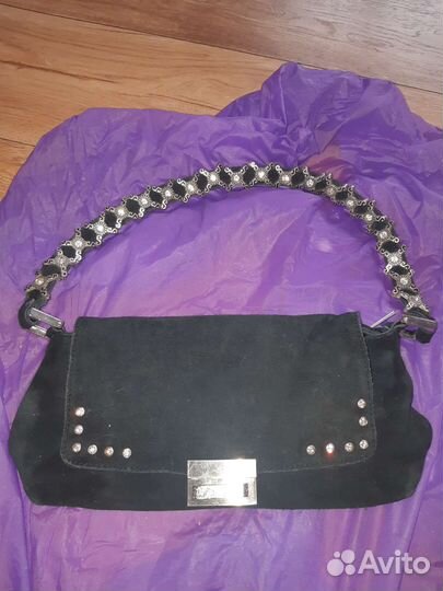 Клатч женский замша