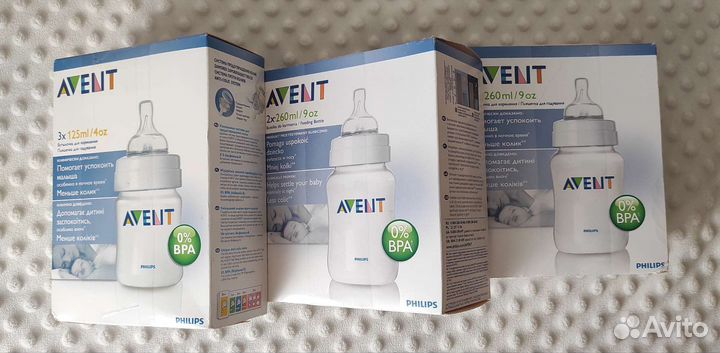 Бутылочка для кормления avent