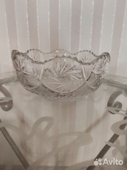 Салатник хрустальный большой