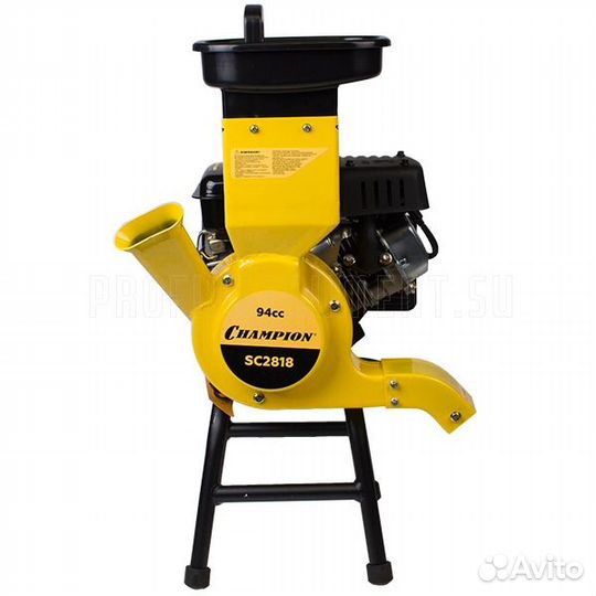 Измельчитель веток бензиновый champion SC2818