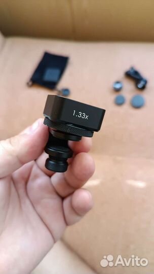 Линзы для телефона Anamorphic lens, Macro, Fisheye