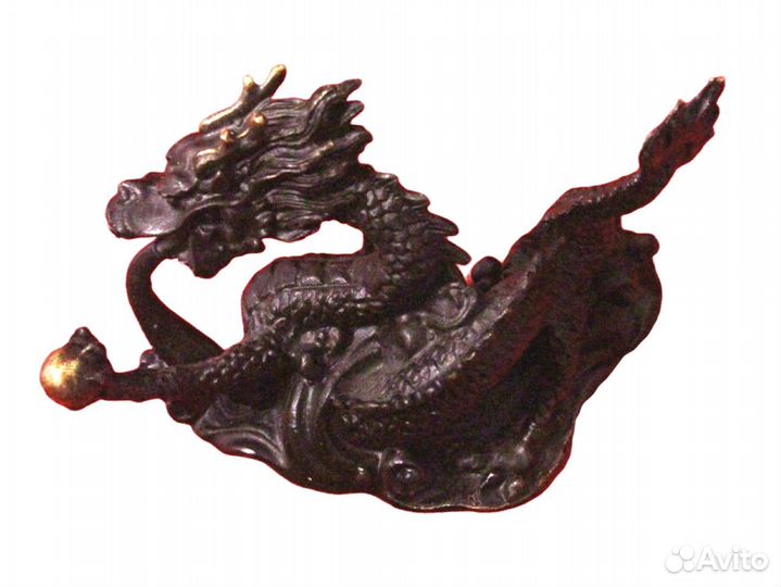 Дракон - Китайская статуэтка из Бронзы RU* 315а