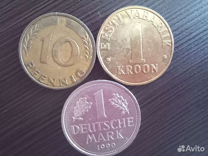 Монеты разные