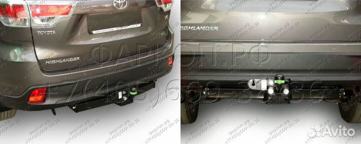 Фаркоп для Toyota Highlander 2014