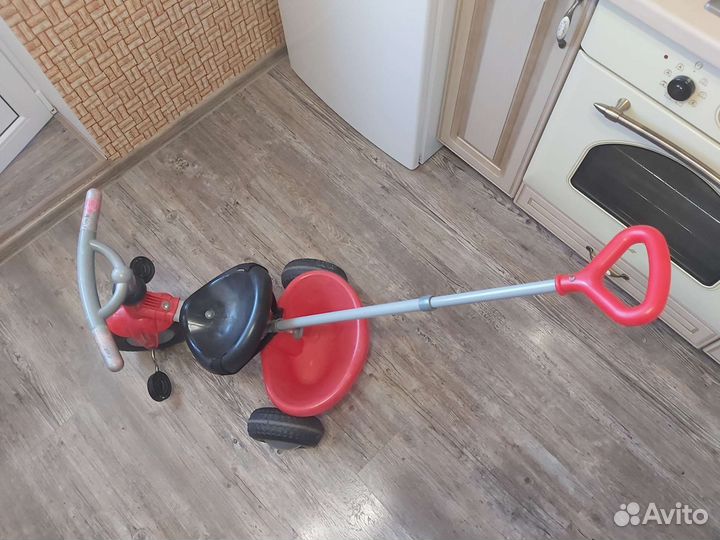 Детский велосипед с ручкой бу