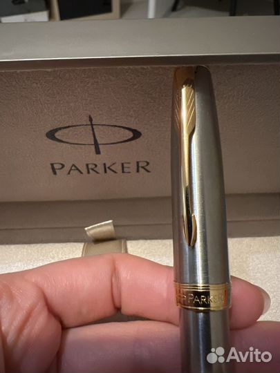 Перьевая ручка Parker Sonnet stainless steel GT, F