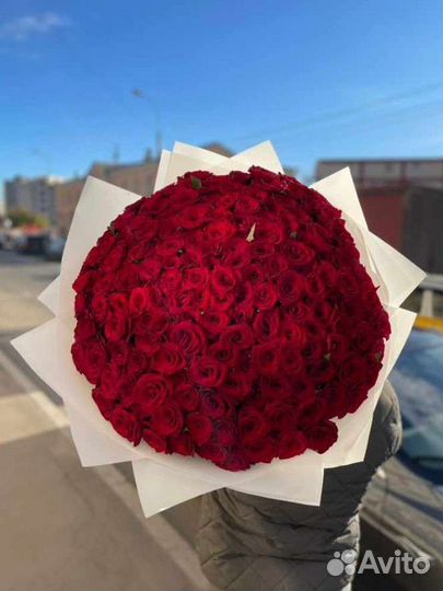 101 роза букет роз с доставкой, Москва Некрасовка