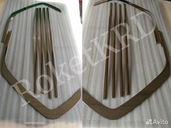 Молдинг окон Хром Land Cruiser Prado 150 09-19