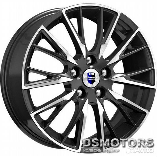 Диски Солт 6.5/17 5x114.3 ET45 d66.1 алмаз чёрный