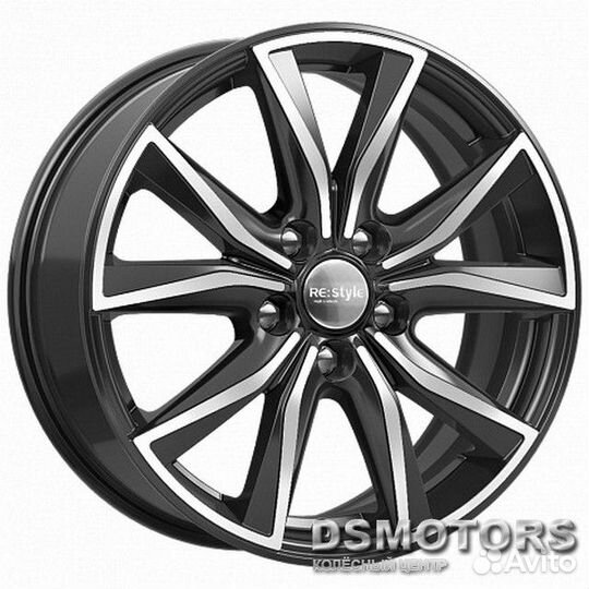 Диски кс867 7/17 5x114.3 ET45 d66.1 алмаз чёрный