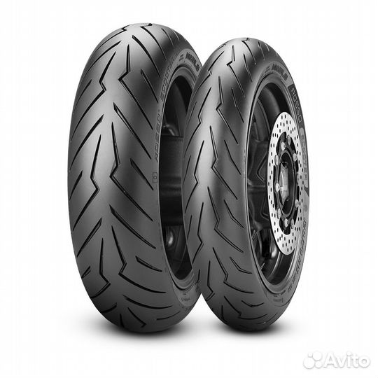 14/160/60 Pirelli Diablo Rosso Scooter 65H TL Rear