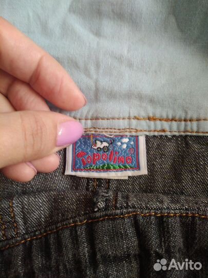 Комбез джинсовый