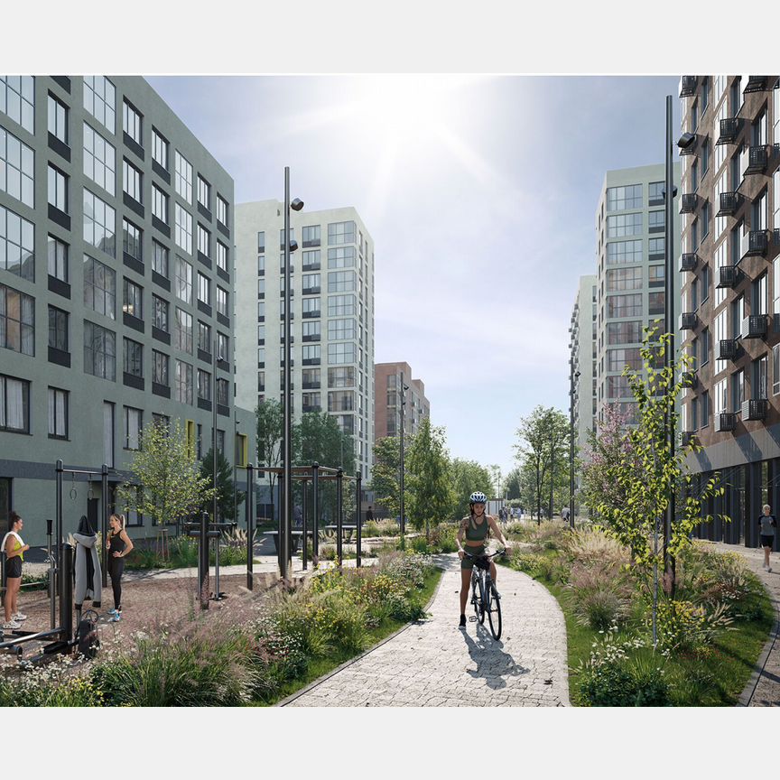 3-к. квартира, 66,4 м², 10/12 эт.