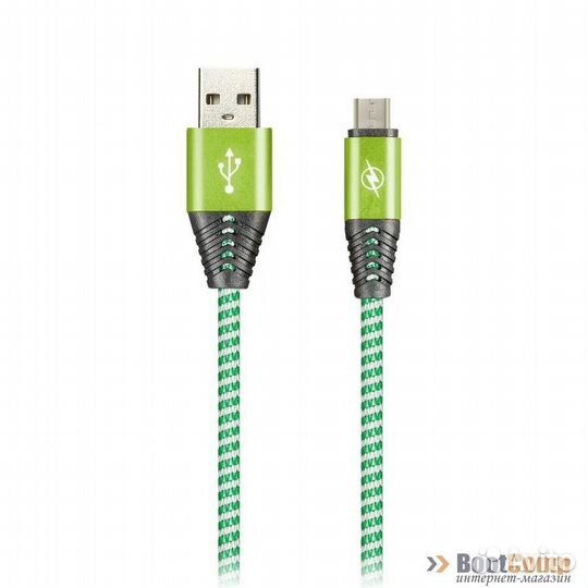 Кабель Smartbuy hedgehog (iK-3112HH green) Type-C