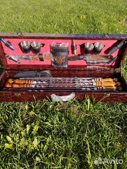 Подарочный набор для мужчин с шампурами