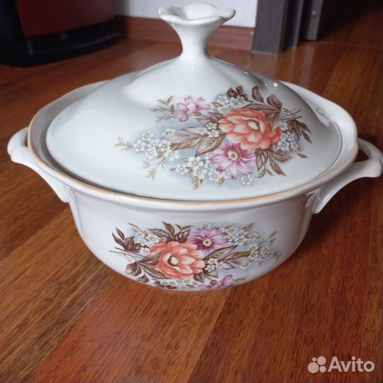 Супница и блюдо фарфор СССР