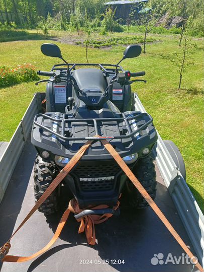 Квадроцикл с прицепом мзса