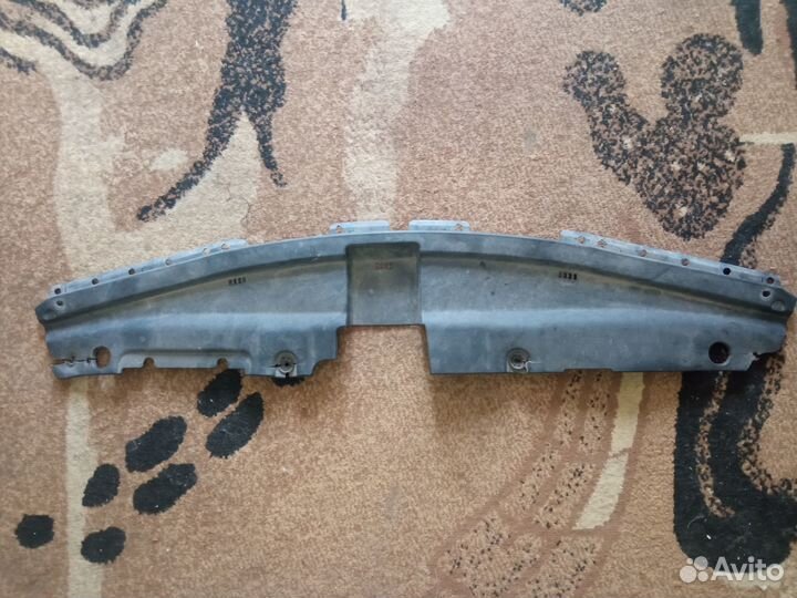 Накладка на бампер хендай Солярис 2014-2016 год