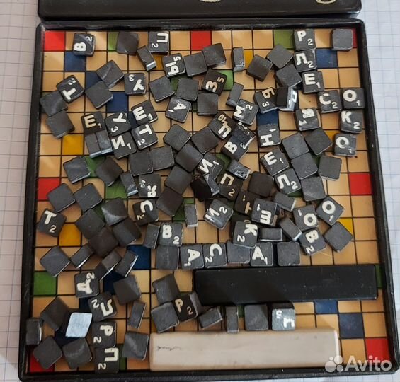 Игра дорожная настольная магнитная Эрудит, СССР