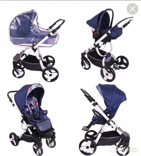 Коляска lonex 3 в 1 Sanremo