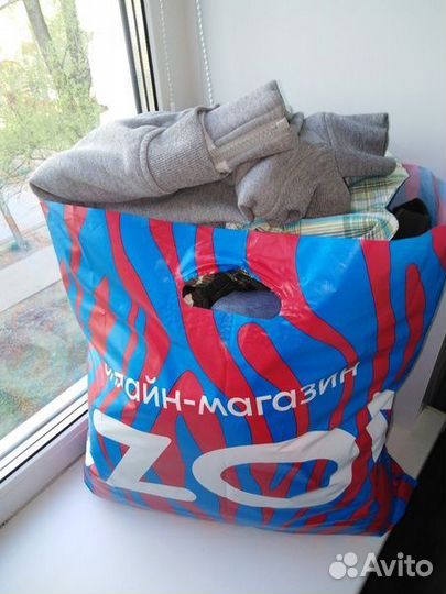 Пакет вещей и обуви