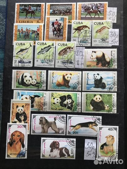 Марки фауна 4