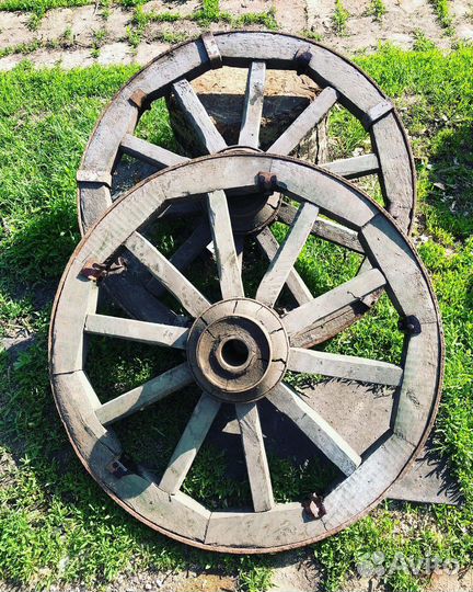 Продаются деревянные колеса для телеги 4 шт
