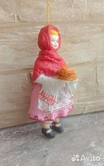 Игрушка из ваты 