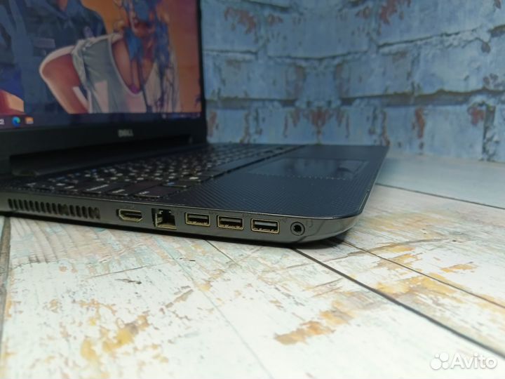 Шустрый ноутбук dell intel/4Gb/SSD/HD