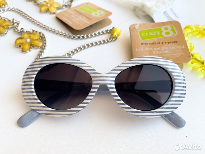 Очки, колье, браслет, перчатки