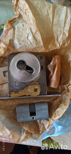 Замок врезной цилиндровый марки 3В1А-1