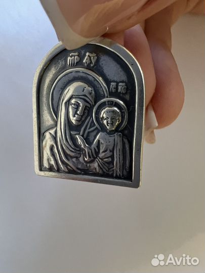 Серебряная иконка