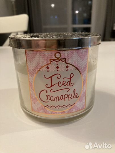 Свеча Bath&Body works б/у