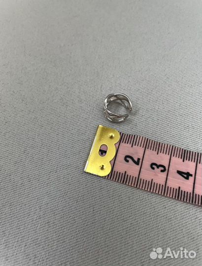 Кафф серебро 925