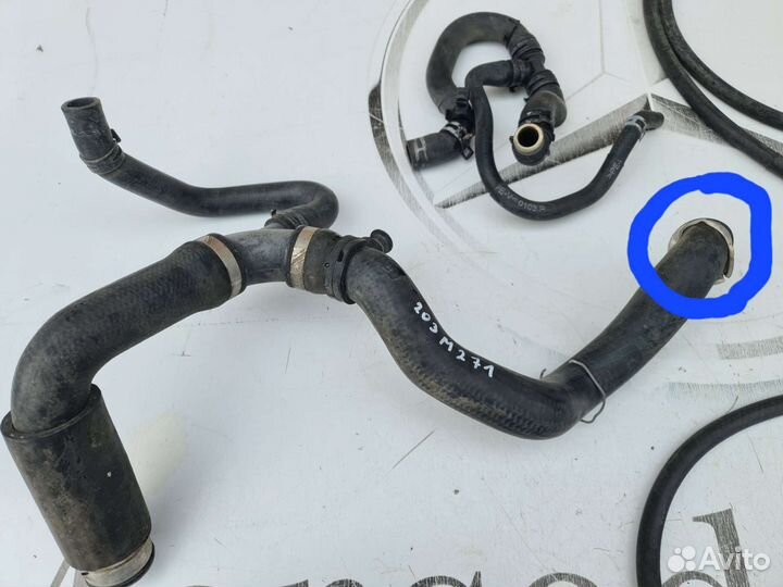 Патрубок системы охлаждения Mercedes W203