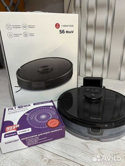 Робот пылесос xiaomi roborock s6 MaxV