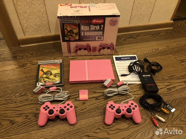 Sony Playstation 2 PS2 Pink slim